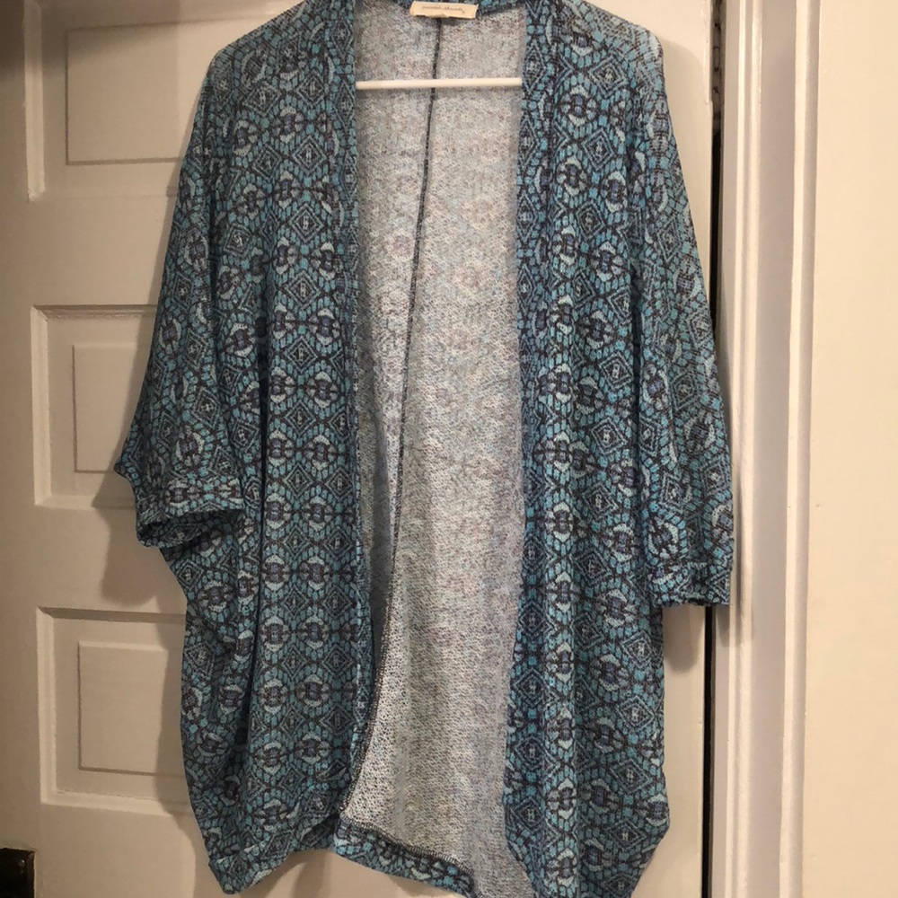 Blue Cardigan Size Large